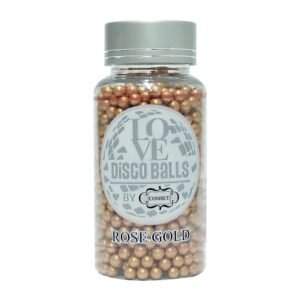 Rose Gold Disco Balls Sprinkles